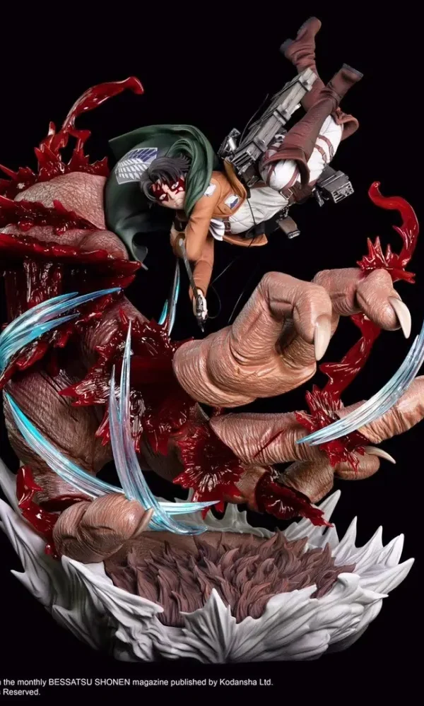 【In Stock】Kitsune Statue Attack on Titan Levi·Ackerman Resin Statue (Copyright)