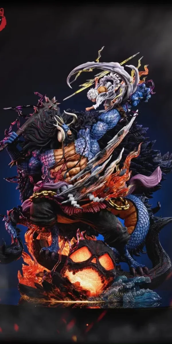 【In Stock】Fantasy Studio One Piece Luffy Gear Five NIKA Vs Kaido Resin statue