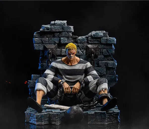【In Stock】Lightning Studio One Piece prison Donquixote Doflamingo Resin Statue