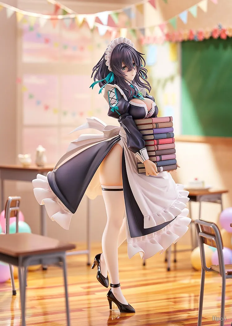 1d80b4a3b8e189ad 【Pre order】DMM Factory 1/6 PVC Maid Maison Hanikami Kanojo Hikage Chigami - Image 1
