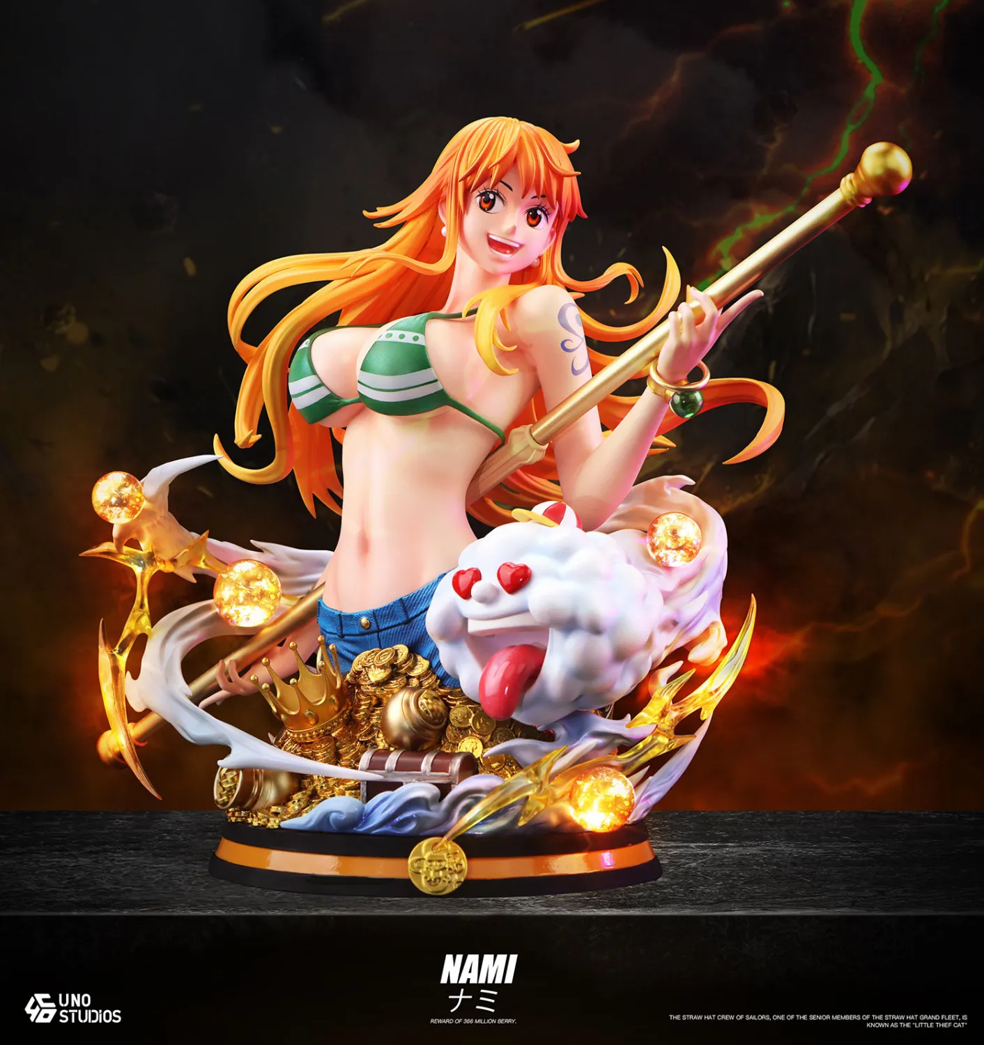 1db56a868c6c3a32 【Pre order】UNO Studio 1/4 Bust One Piece Nami - Image 1