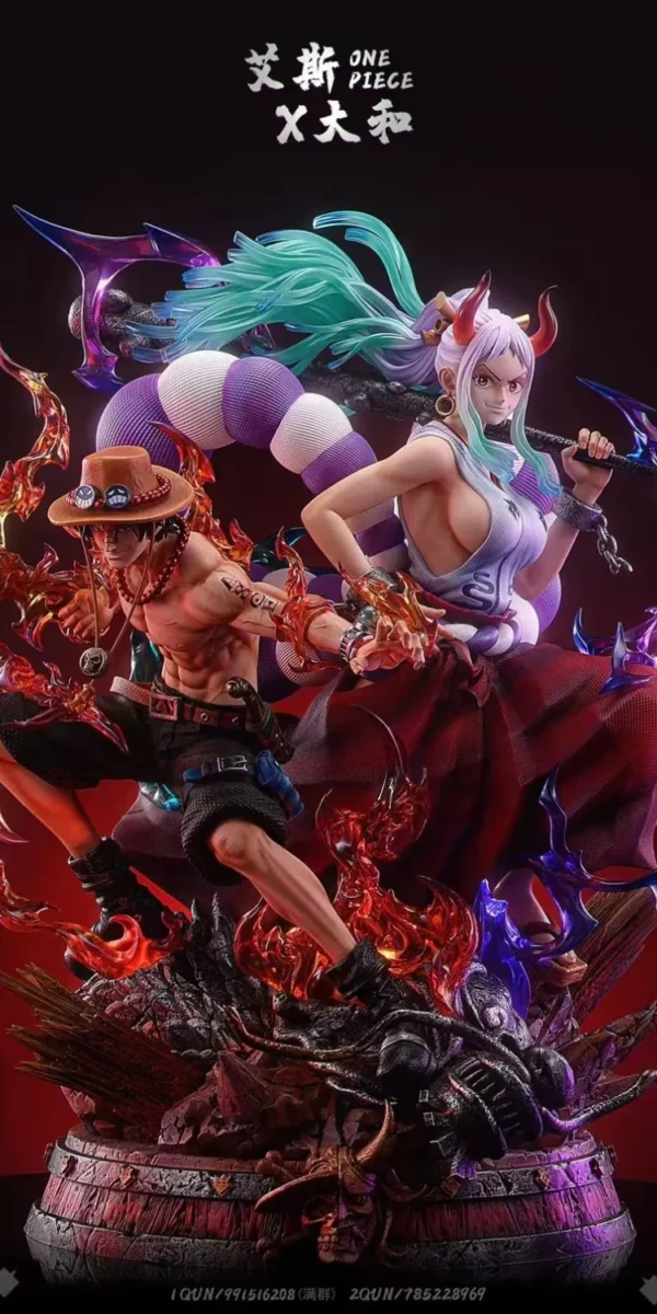 【In Stock】LX-Studio One Piece Ace Yamato Resin Statue