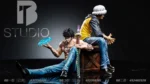 【In Stock】BT Studio One Piece Sitting posture Trafalgar D. Water Law Resin Statue - Image 4