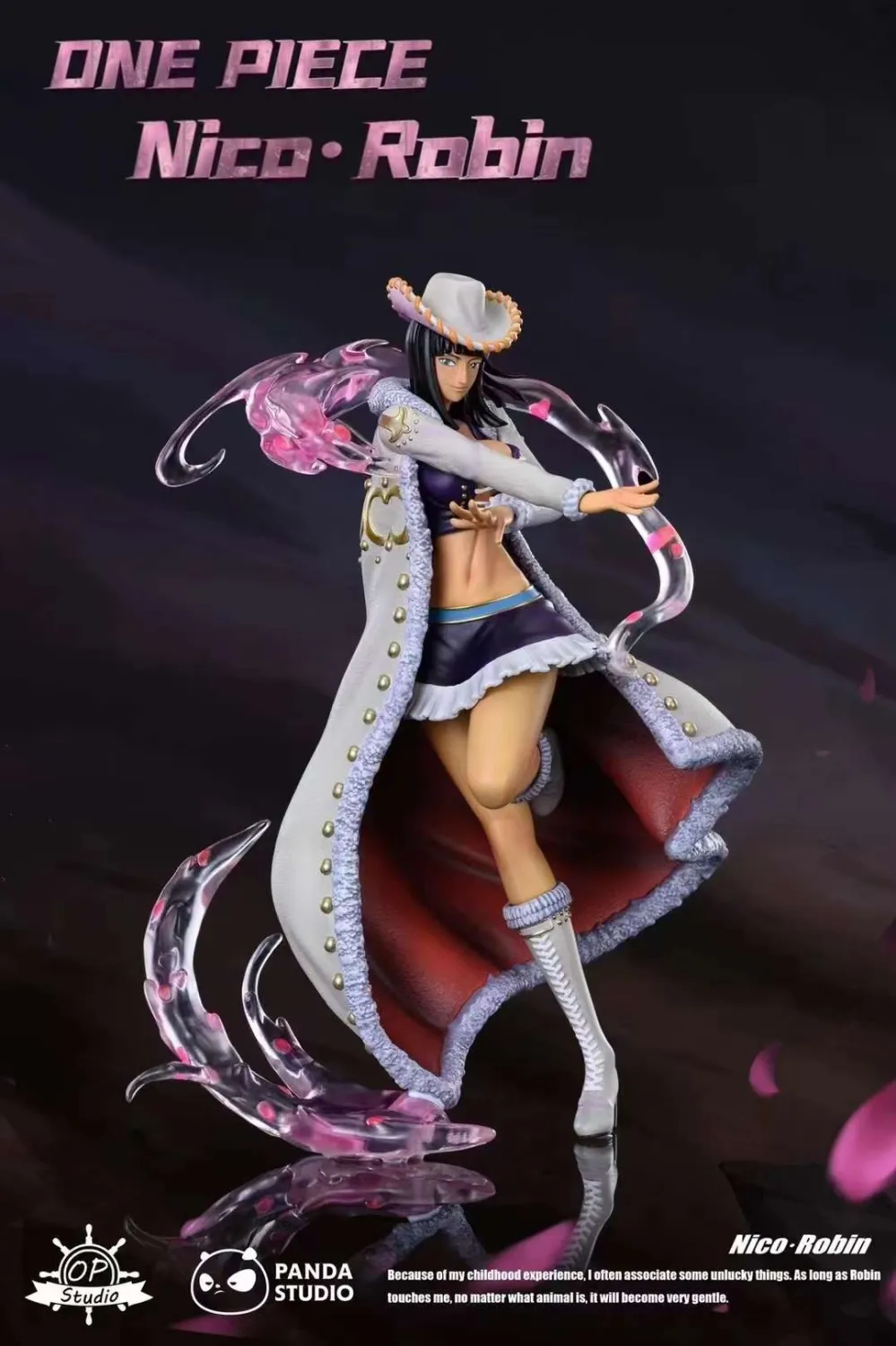 22d19af39ddf7ab5 【Pre order】OP Studio X Panda Studio ONE PIECE Robin in white Poly Statue - Image 1