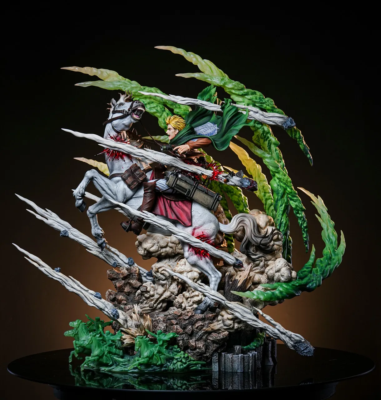 237fa0604727a4b8 【Pre order】Model Power Studio - Attack on Titan Erwin Smith Death Charge - Image 1