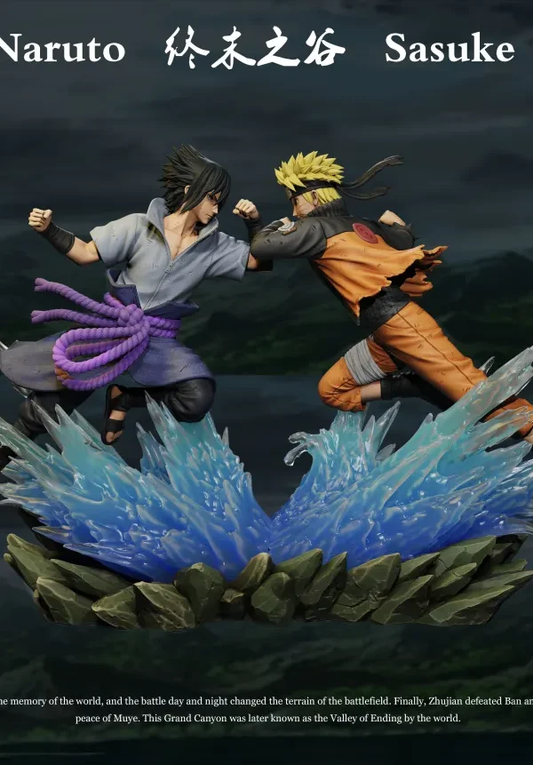 【Pre order】FREEDOM STUDIO Naruto Sasuke&Naruto Resin Statue
