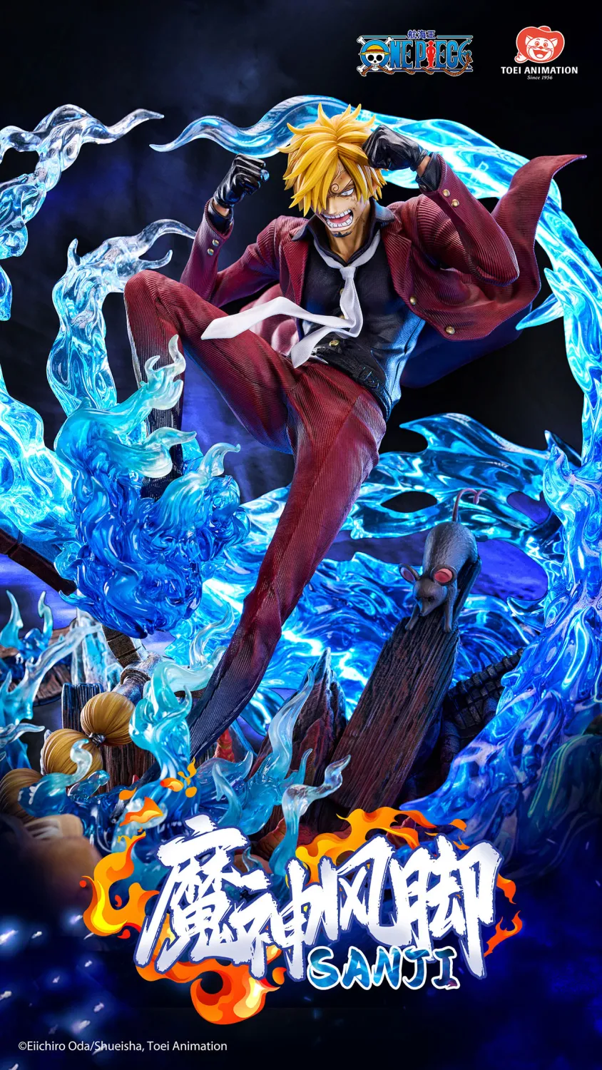 259d581b9e7e59c0 【Pre order】TOEI Animation - One Piece Sanji with LED (Copyright) - Image 1