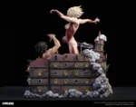 【In Stock】CHIKARA STUDIO Attack on Titan The Female titan VS Kyojin Resin Statue - Image 8