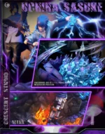 【Pre order】Crescent-Studio Naruto Uchiha Sasuke a lifetime Resin Statue - Image 5