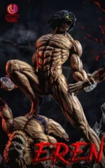 【In Stock】YOYO studio Attack on Titan Shingeki no kyojin VS Agito no kyojin Resin Statue - Image 3