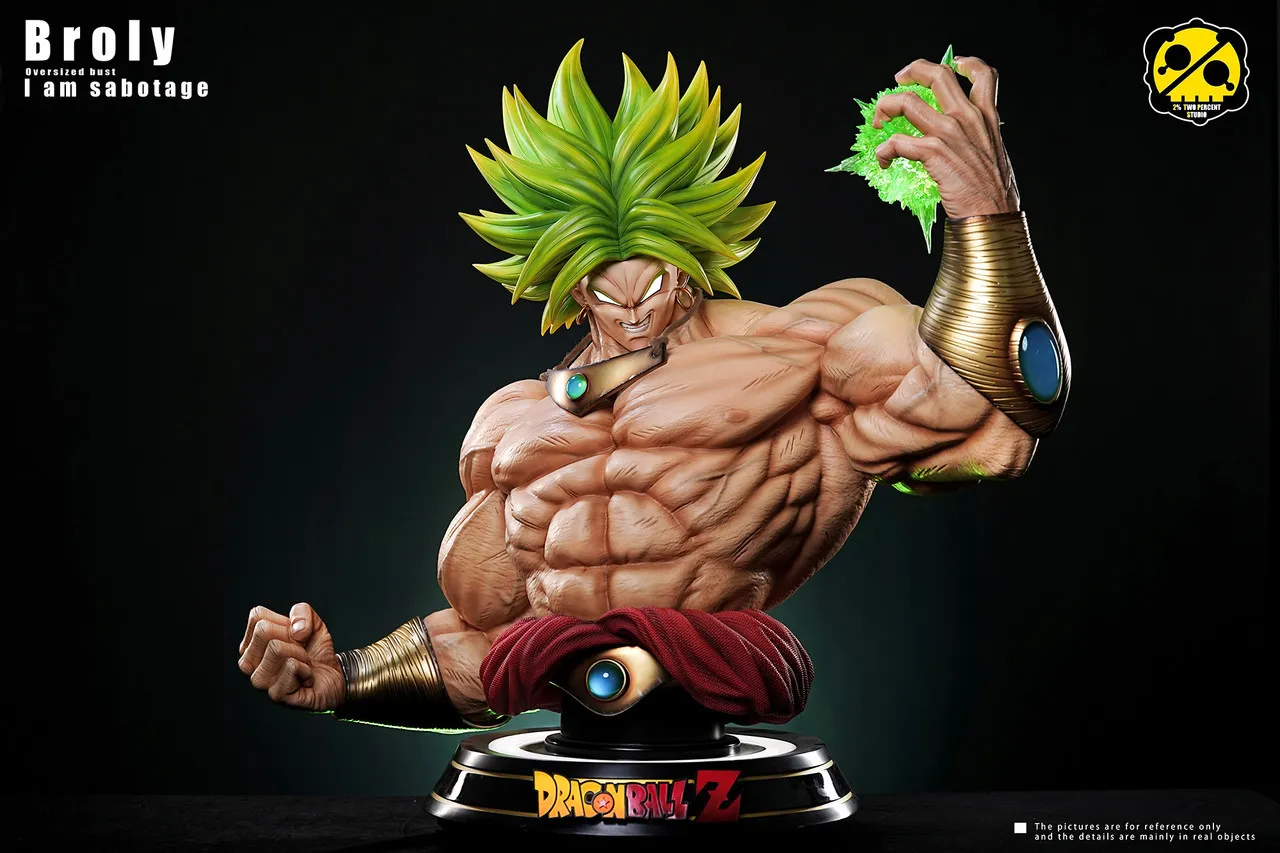 311bd351c489e072 【In Stock】2% Studio - Dragon Ball Super Broly Bust - Image 1