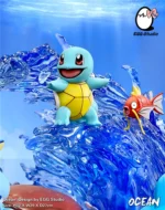 【In Stock】EGG-Studio Pokemon Ocean Family Blastoise Resin Statue - Image 7