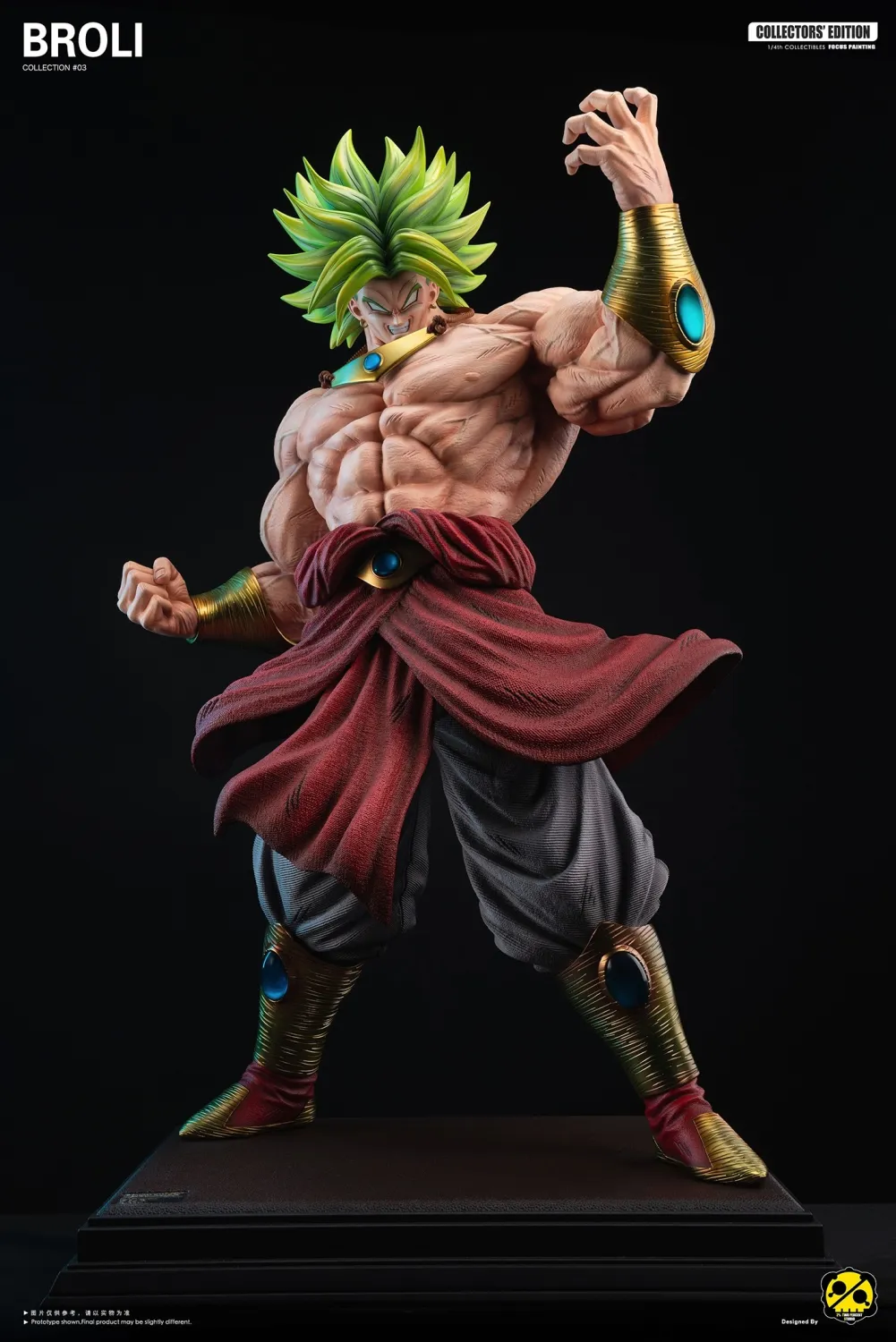 33ab5c53bb250c13 【Pre order】2% Studio 1/4 Super Broly - Image 1