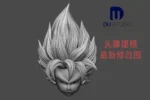 【Pre order】DU Studio 1/6 & 1/4 Super Saiyan 1 Goku with LED - Image 8