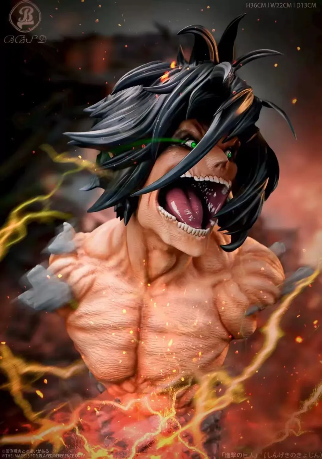 3530d263a88d5c45 【Pre order】BBSD Studio - Bust Attack on Titan Eren Jaeger - Image 1