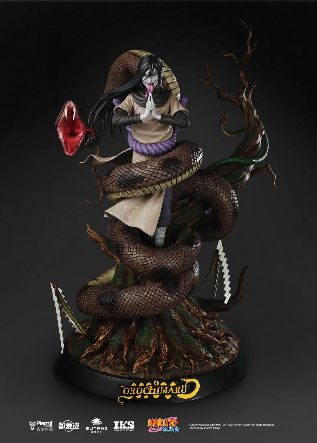 3cd8845b5c941c1e 【In Stock】Iron Kite Studio Naruto Orochimaru 1/4 Resin Statue (Copyright) - Image 1