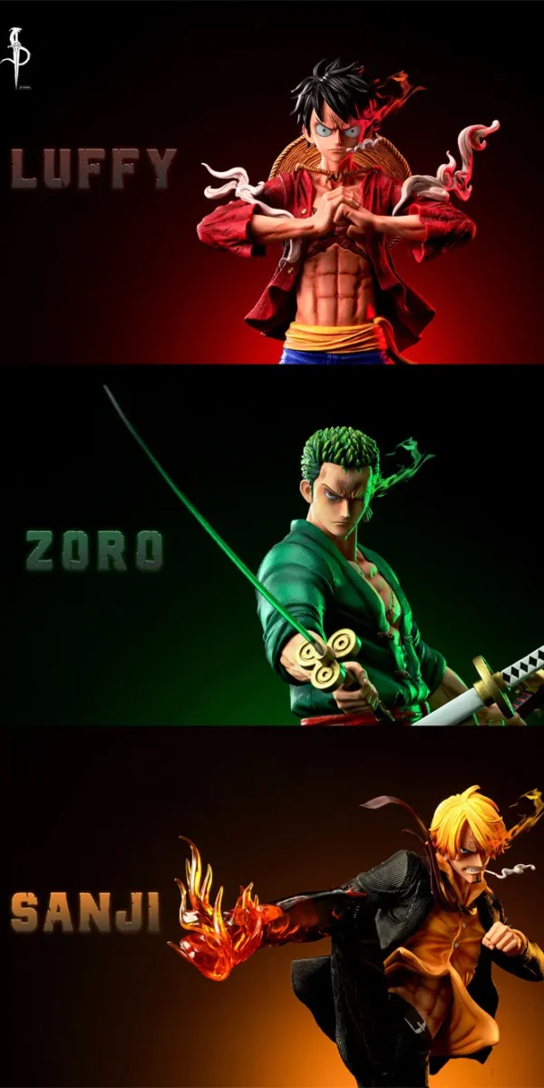 【Pre order】S1 Studio One Piece Three Forces Luffy&Zoro&Sanji Resin statue