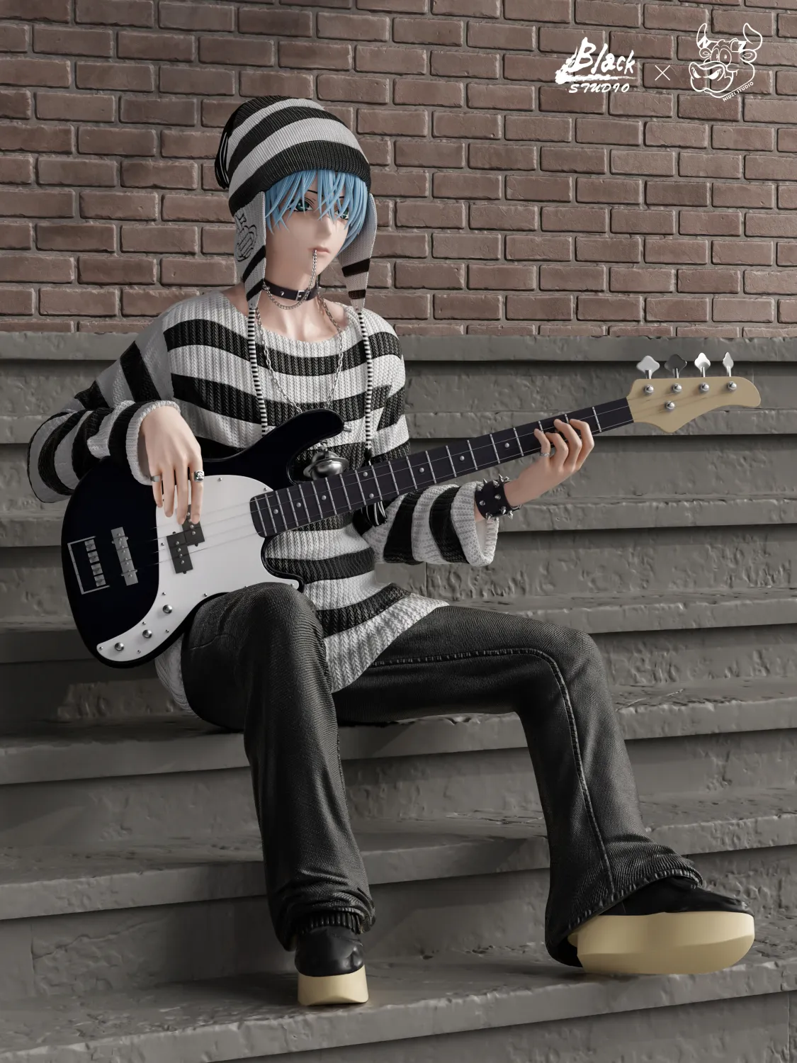 3ec4ecc5c5ef034d 【In Stock】Black Studio x Niuzi Studio 1/6 Okazaki Shinichi - Image 1