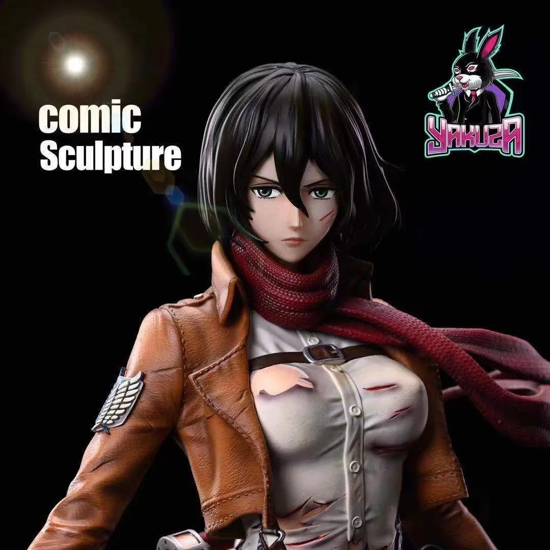 3f4df28bea585e79 【In Stock】Yakuza Studio Attack on Titan Mikasa·Ackerman Resin Statue - Image 1