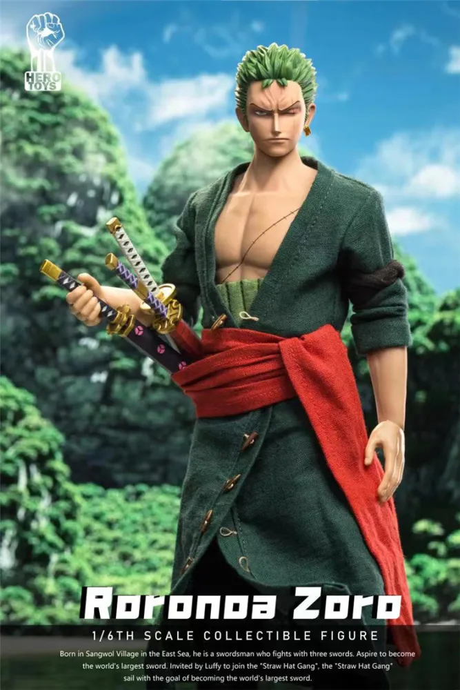 402918caaf023a28 【Pre order】HERO TOYS One Piece Zoro 1:6 Resin Statue - Image 1