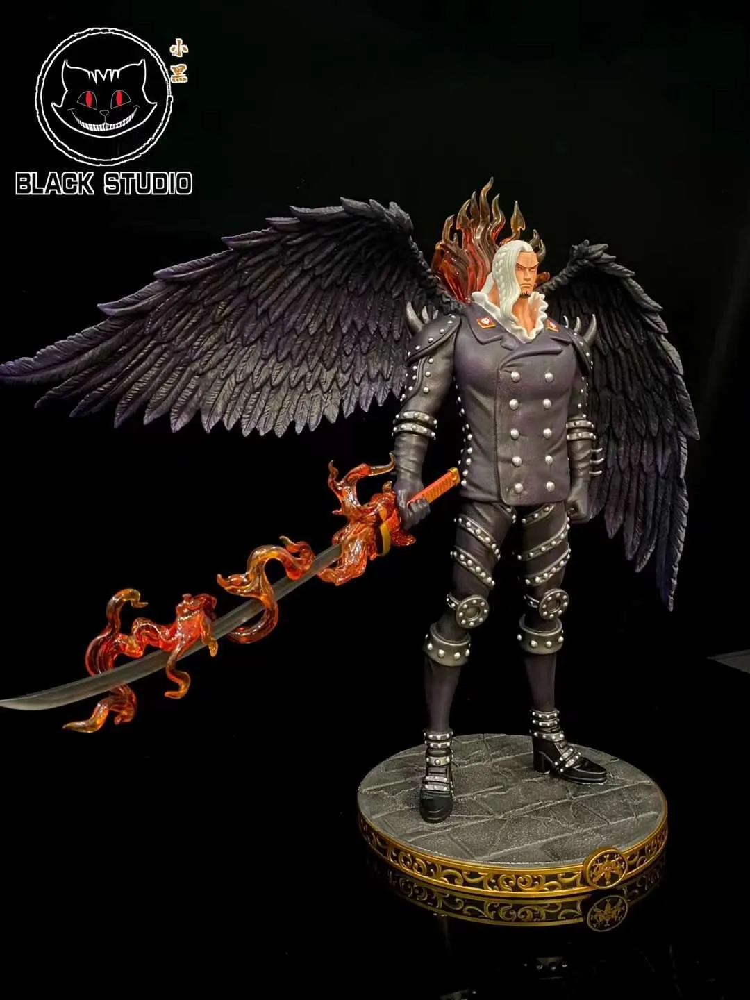 45659414a45a41f8 【Pre order】Black Studio One Piece KING resin statue - Image 1