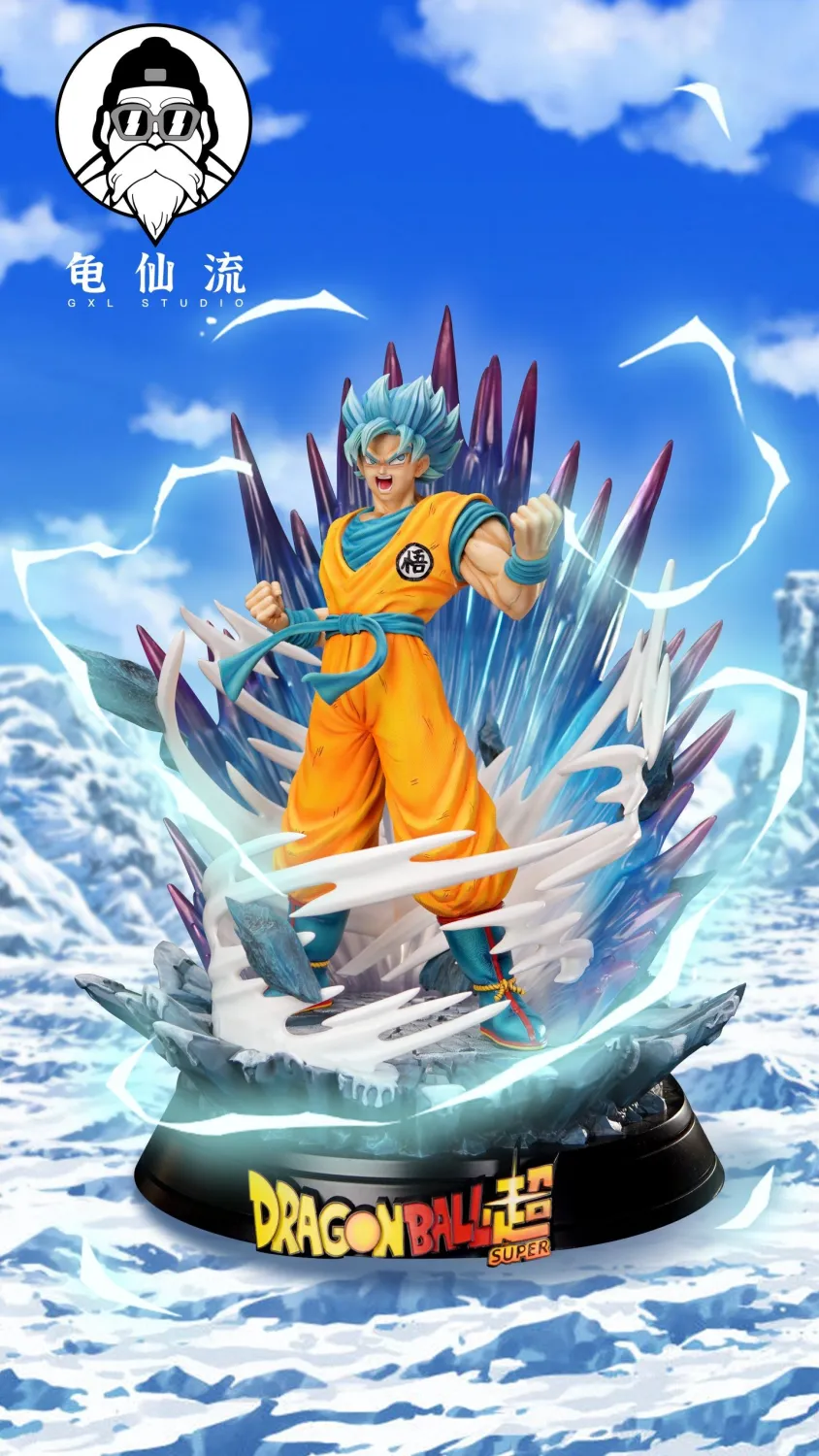 47890056e60905bb (1) 【Pre order】GXL Studio 1/4 Dragon Ball SSGSS Super Saiyan Blue Son Goku - Image 1