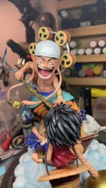 【Pre order】Super Fantasy Sdutio One Piece SD Luffy vs Enel Resin statue - Image 12