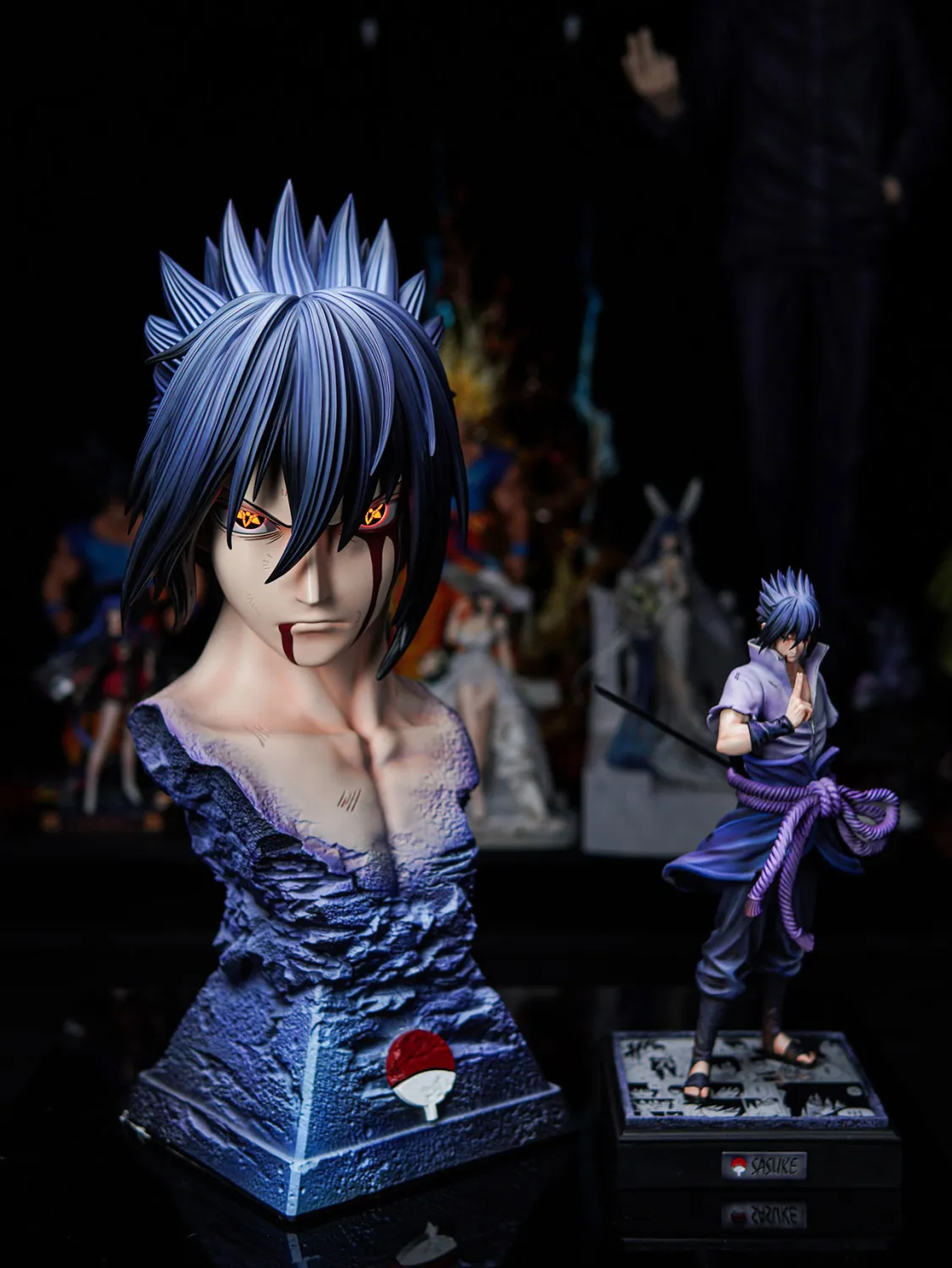 494cd5471e0160ac 【Pre order】YISHENG Studio 1/1 Bust Naruto Uchiha Sasuke - Image 1