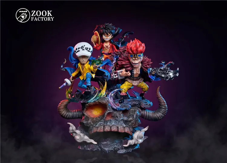 4b0f93d67cc915da (1) 【In Stock】Zook Factory One Piece Luffy&Law&Kid resin statue - Image 1