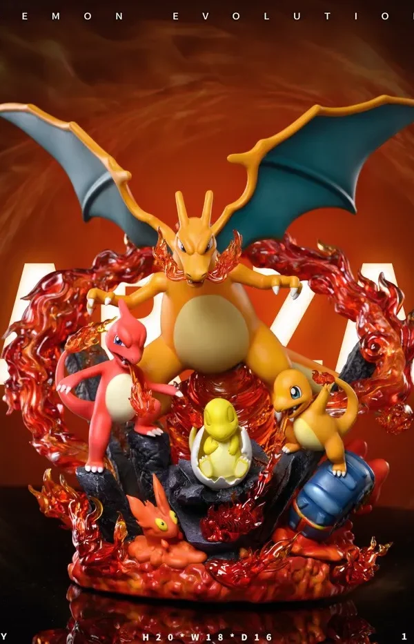 【Pre order】Wonderland Studio 1/20 Pokemon Evolution Series Charizard Family