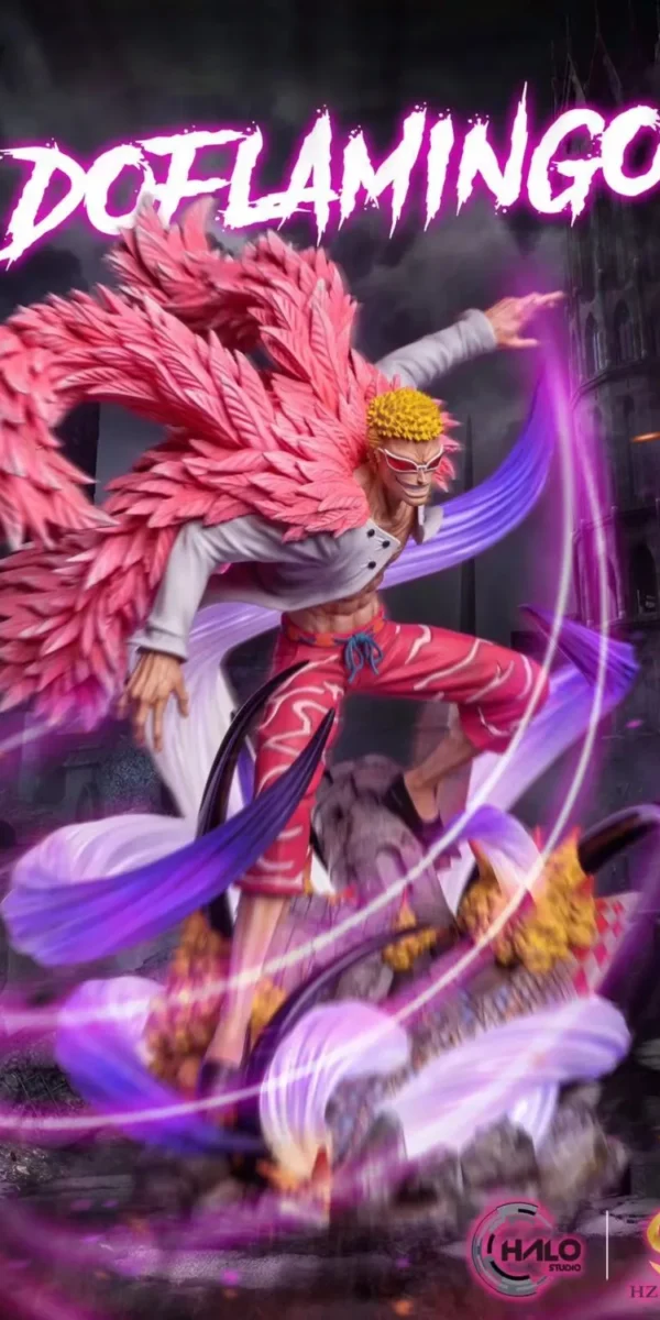 【In Stock】HZ Studios ＆ HALO Studios One Piece Donquixote Doflamingo Resin Statue