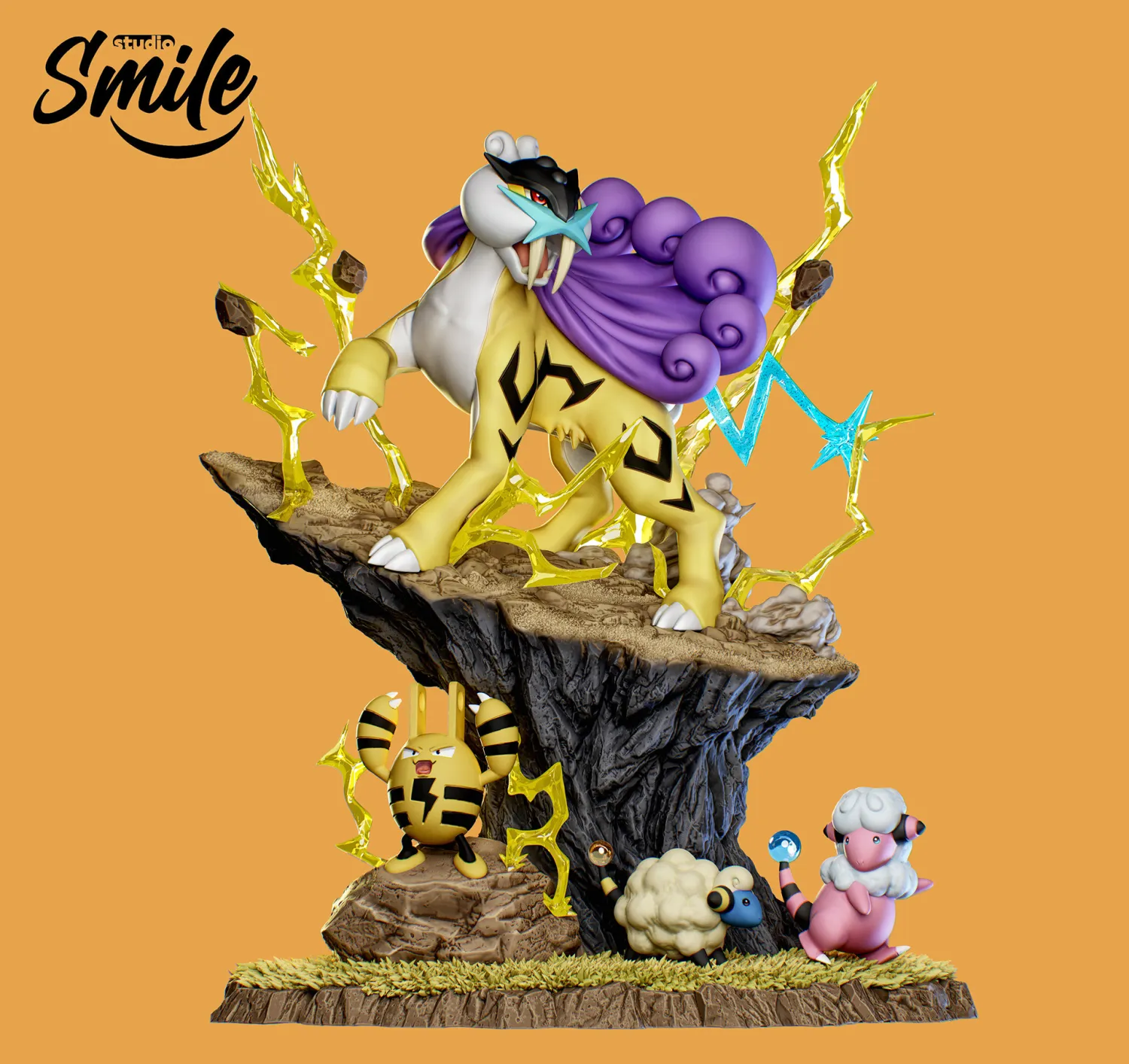 4e22c59679f6a41d 【Pre order】Smile Studio 1/20 Pokemon Three sacred Raikou - Image 1
