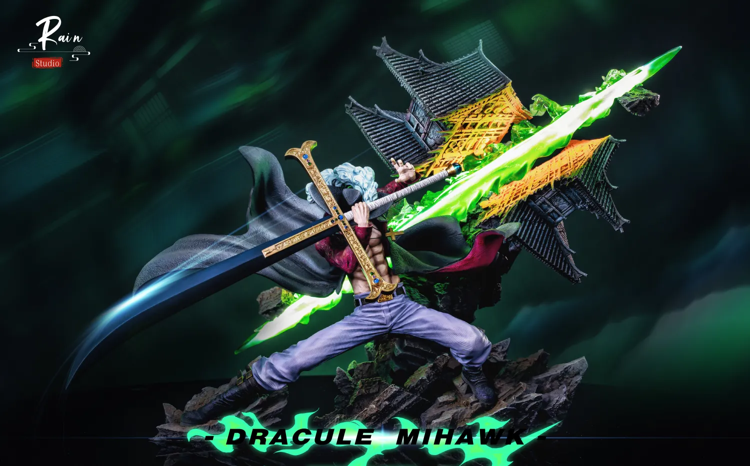 4e78e8cb5db2868d 【In Stock】Rain Studio POP One Piece Dracule Mihawk - Image 1