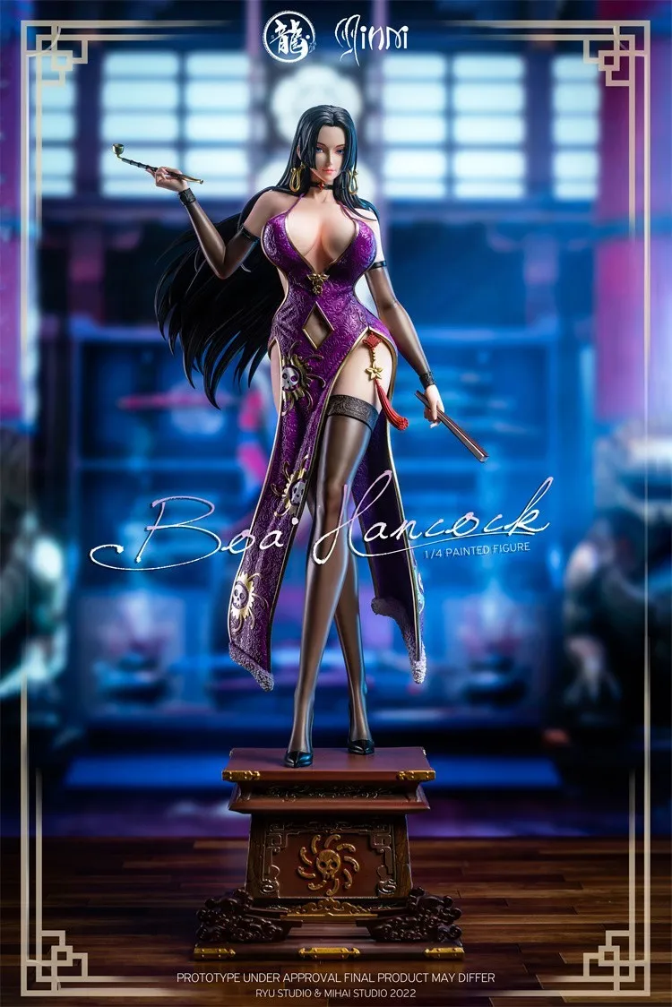 4f882378d5d245e6 【In Stock】Dragon X MIHAI Studio One Piece Boa·Hancock 1/4 Resin Statue - Image 1