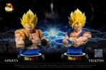 【Pre order】QD Studio Gogeta&Vegetto 1/1 Bust with LED - Image 2