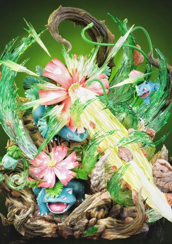 【In Stock】Fantasy Studio Venusaur Evolutionary Group with LED