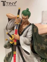 【In Stock】TINY Studio One Piece Wano Zoro Resin Statue - Image 9
