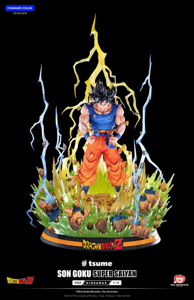 53cff8f302ca5b23 【Pre order】TSUME HQS DIORAMAX 1/4 Goku - Image 1