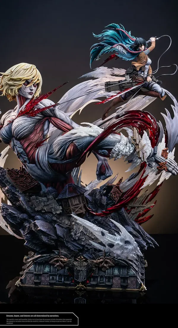 【In Stock】Hertz Studio - Attack on Titan Mikasa Ackerman VS Female Titan