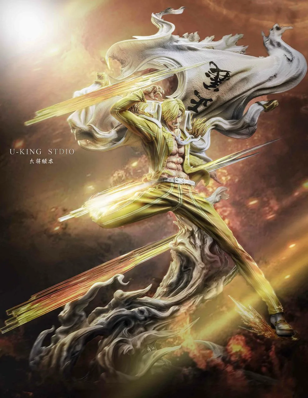 56dac0a8e85a6778 【Pre order】U-KING Studio 1/6 Sanji - Image 1