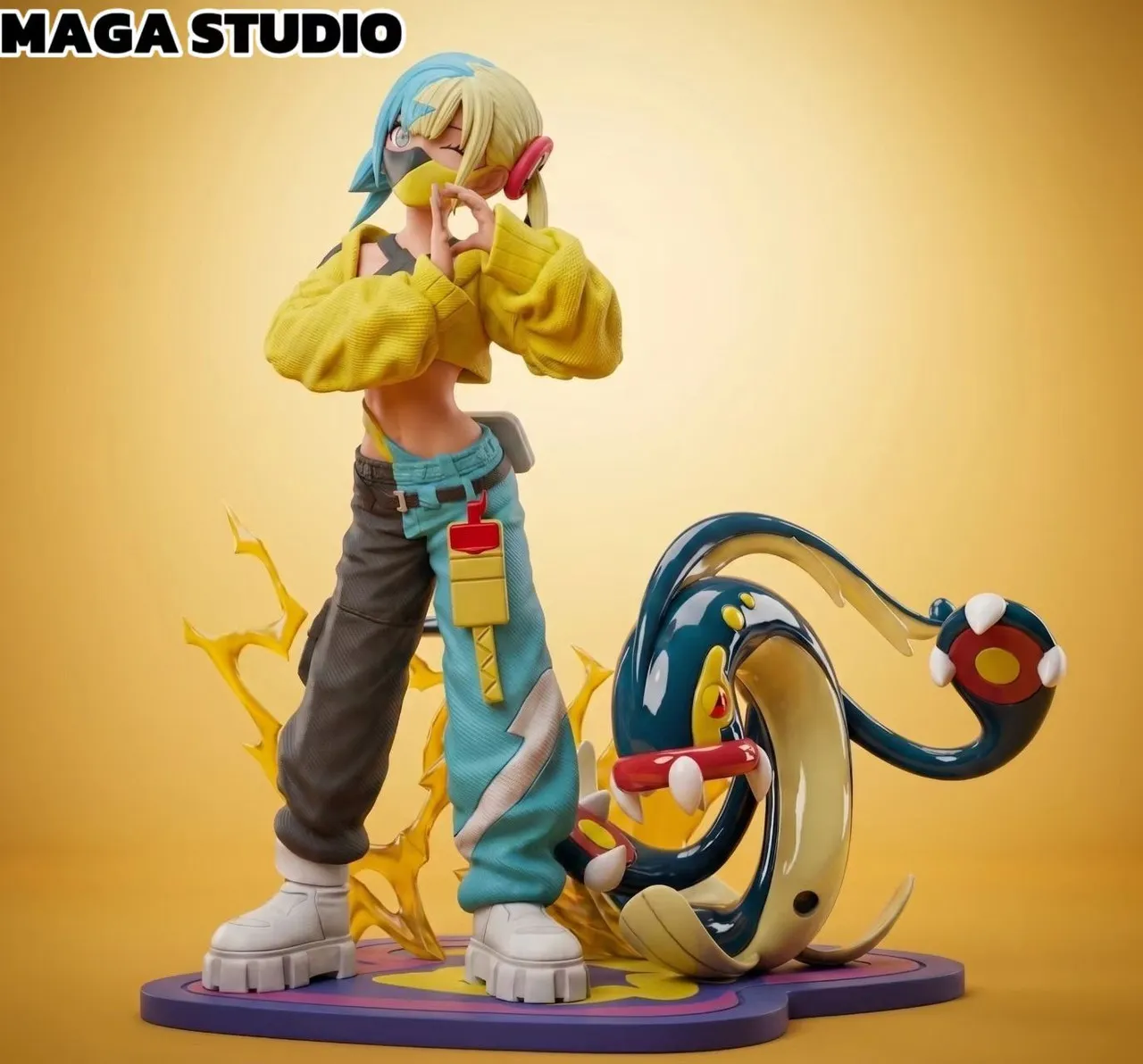 58ee17202b223dd3 【Pre order】Maga Studio 1/20 Pokemon Canari & Eelektross - Image 1