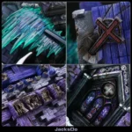 【Pre order】JacksDo Studio One Piece POP SA-MAXIMUM Mihawk Black Blade Arc Moon Scene Base Deposit - Image 14