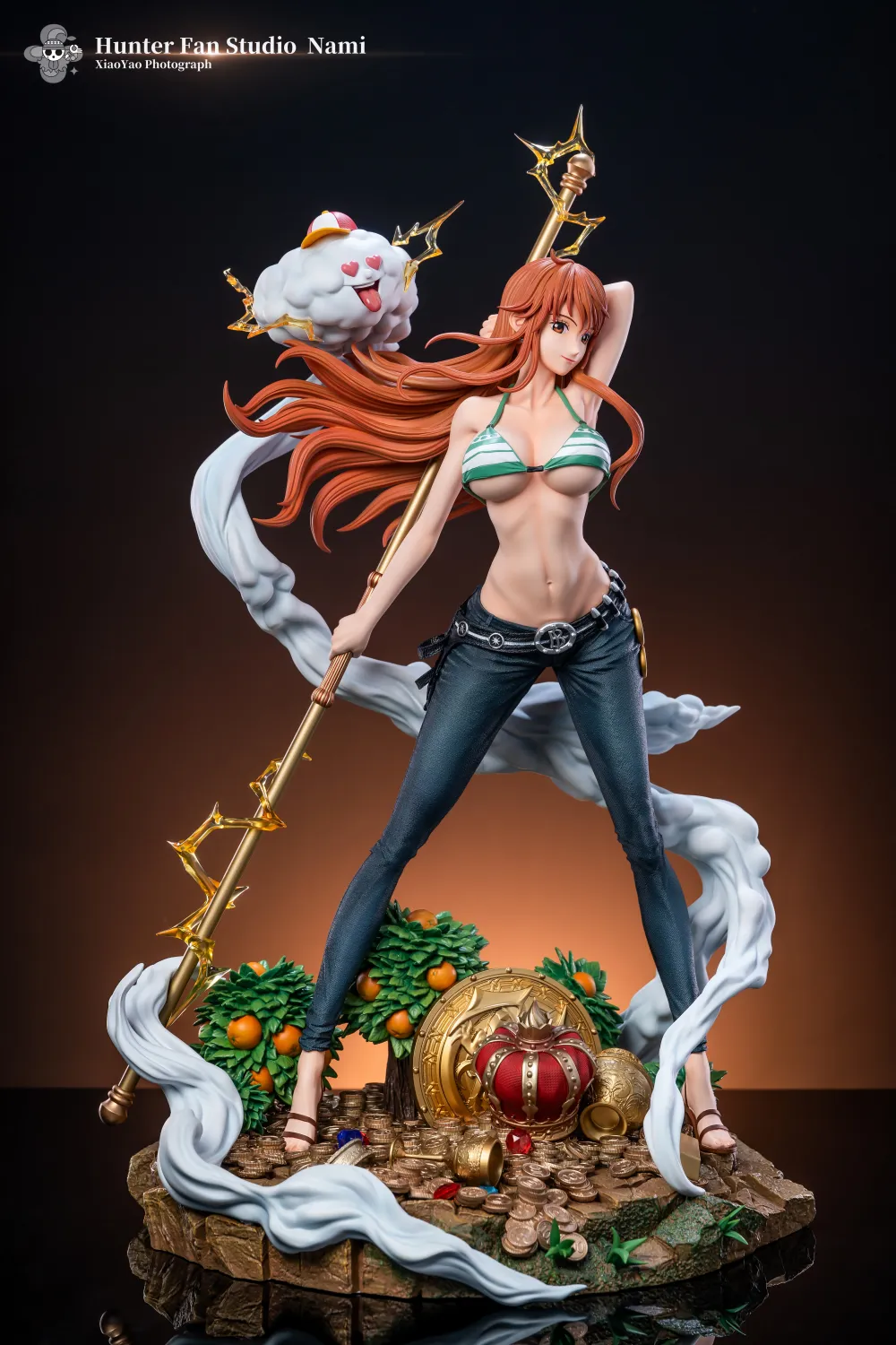 5c7c21f13b546c57 【In Stock】HF Studio One Piece Nami Resin Statue - Image 1