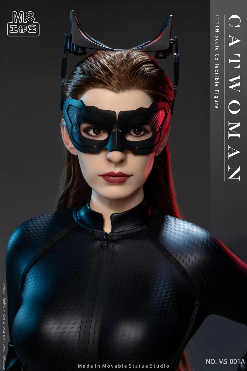 5e0d3becfa454a44 【In Stock】MS Studio 1/1 Catwoman Action Figure Model silica gel Anne MS-001A - Image 1