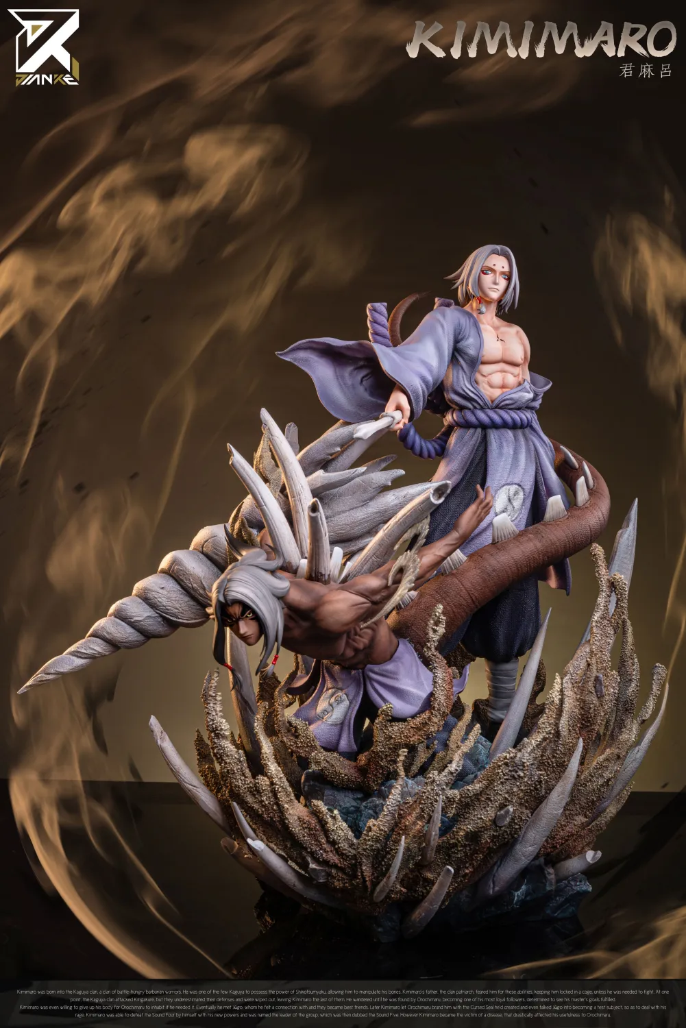 605b4fd30494d234 【Pre order】Jianke Studio Naruto Kaguya Kimimaro Resin Statue - Image 1