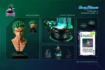 【Pre order】YAKUZA studio One Piece Cyberpunk Zoro 1/6 Scale Resin Statue Deposit - Image 4