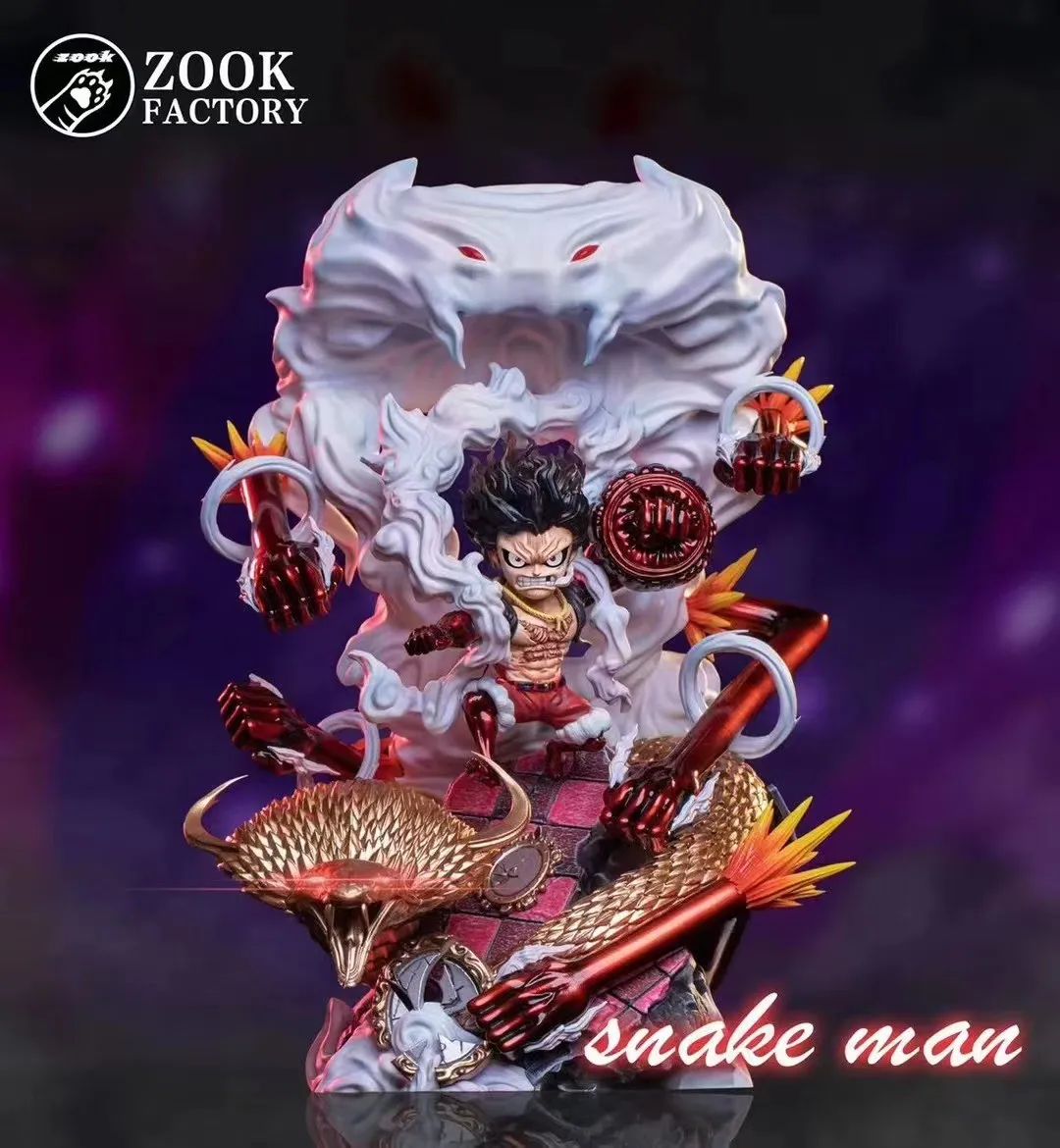62caef709c6a17bb 【In Stock】Zook Factory One Piece Gear Fourth Snake man Luffy Resin Statue - Image 1