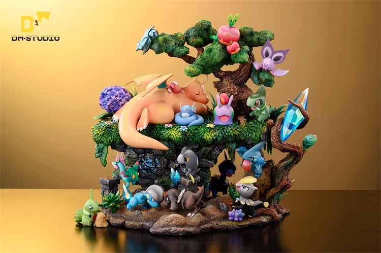 63c9838b5256833e 【Pre order】DM-STUDIO Pokemon Dragonite Dragon Ecology Resin Statue - Image 1