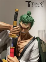 【In Stock】TINY Studio One Piece Wano Zoro Resin Statue - Image 7