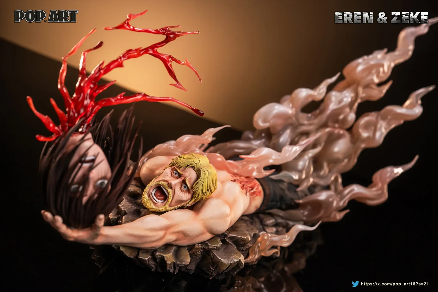 64c7cdda7e61d289 【Pre order】POP ART Studio 1/6 Attack on Titan Eren & Zeke - Image 1